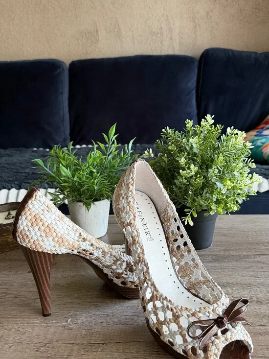 Café Noir woven heels – EU 40 (US 9–9.5) - Picture 2 of 4